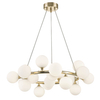 Kulista lampa wisząca Bobo P0462-20C-F7AA Zumaline balls złota