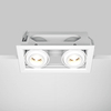 Podtynkowa lampa Metal Modern DL093-02-10W3K-W LED 20W 3000K punktowa biała