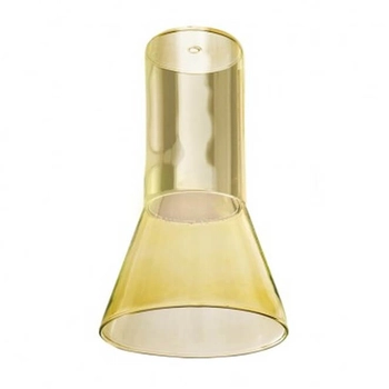 Klosz do lampy wiszącej szklany Ziko AZ3413 Azzardo czarny żółty