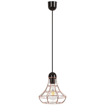 LAMPA wisząca RAMSEY 4650 Rabalux loftowa OPRAWA metalowa klatka zwis na kablu miedź