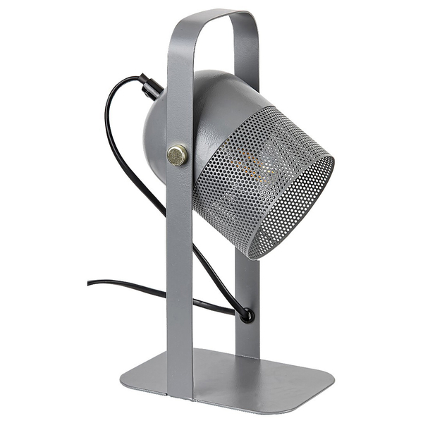 Nowoczesna lampa stołowa Ronnie 5254 metalowa z regulacją gabinet szara