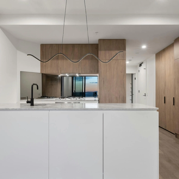 Lampa wisząca do salonu ZIGZAG ST-MD240602 BLACK LED 13W 3000K czarna