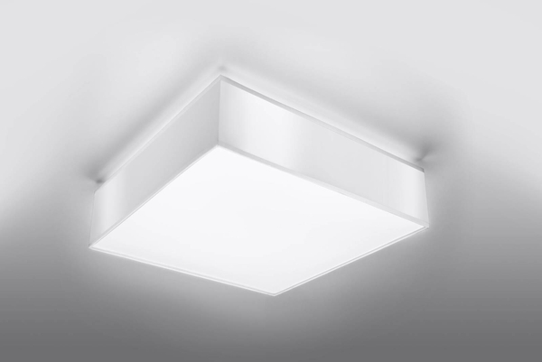 Sufitowa LAMPA SL.0138 kwadratowa OPRAWA natynkowa PLAFON biały