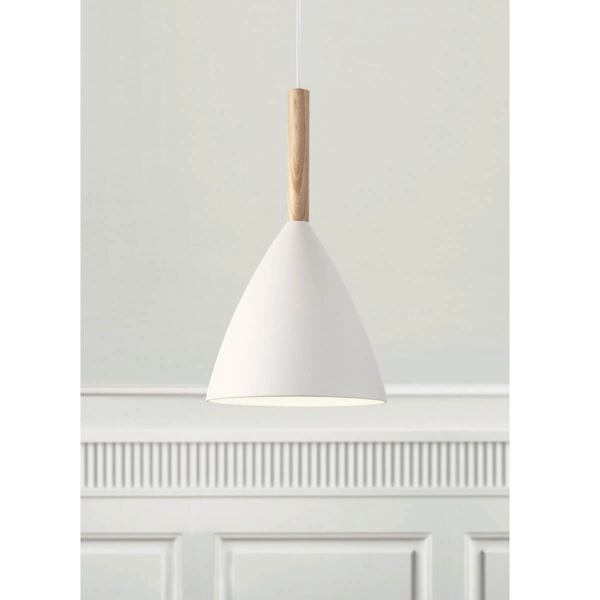 Kuchenna lampa wisząca Pure 43293001 DFTP industrialna stożek biała