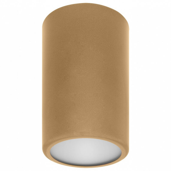 Metalowy donwlight sufitowy 137623620675 tuba do holu złota