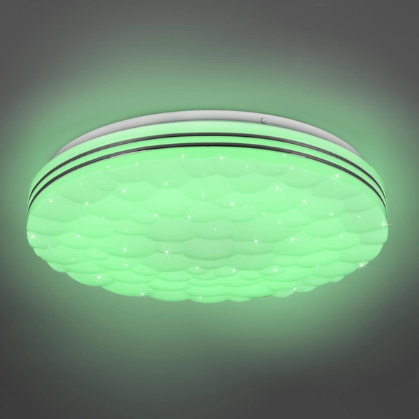 Plafon nasufitowy RGB do salonu Tiger R67131100 LED 22W 2700-6000K biały