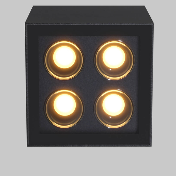 Sufitowa lampa kostka Ares O309CL-L8GF3K LED 8W 3000K IP54 grafitowy