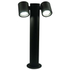 Słupek LAMPA stojąca PINO 311603 Polux metalowa OPRAWA reflektorki ogrodowe IP44 czarne