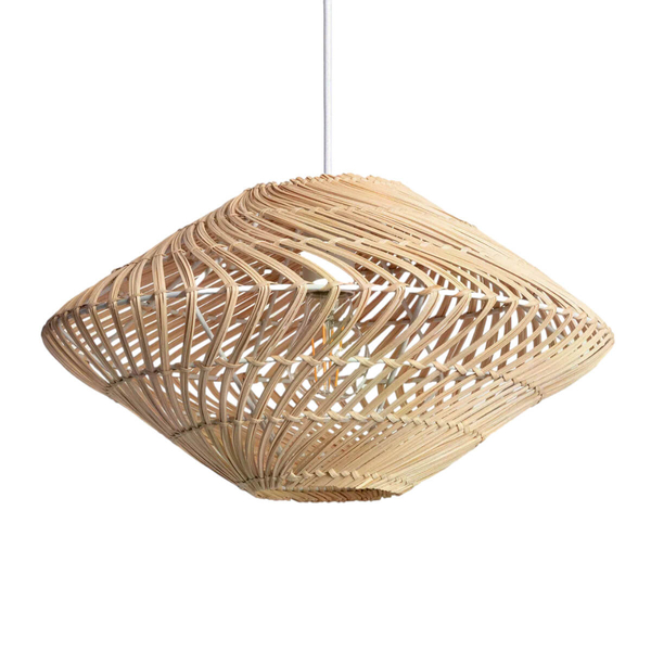 Jadalniana lampa wisząca Boho ABR-LW11-BH-E27 Abruzzo japandi beżowa