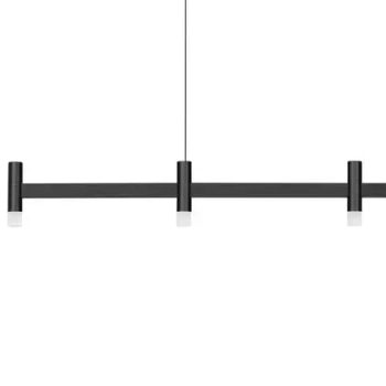 Wisząca lampa metalowa CORVETA LE45424 LED 21W 3000K ściemnialna czarna