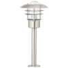 Metalowy słupek do ogrodu Terrence 45784/82 IP44 srebrny