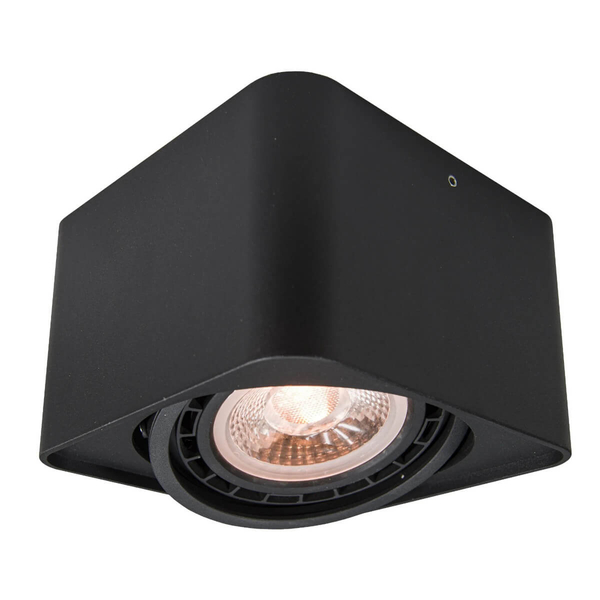Lampa nasufitowa Paola AZ4130 kostka z regulacją metalowa czarna