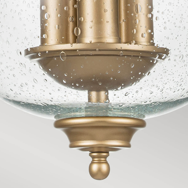 Nasufitowa lampa Pickering Lane FE-PICKERING-LANE-SF-PNBR Feiss mosiądz
