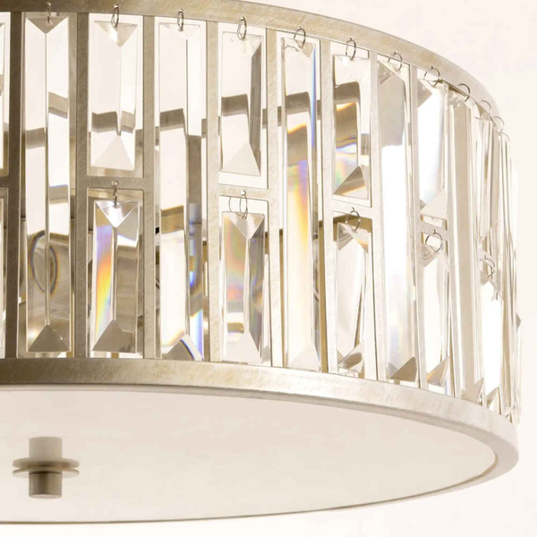 Glamour LAMPA wisząca KYIV P05134CP Cosmolight kryształowy ZWIS nad stół szampański