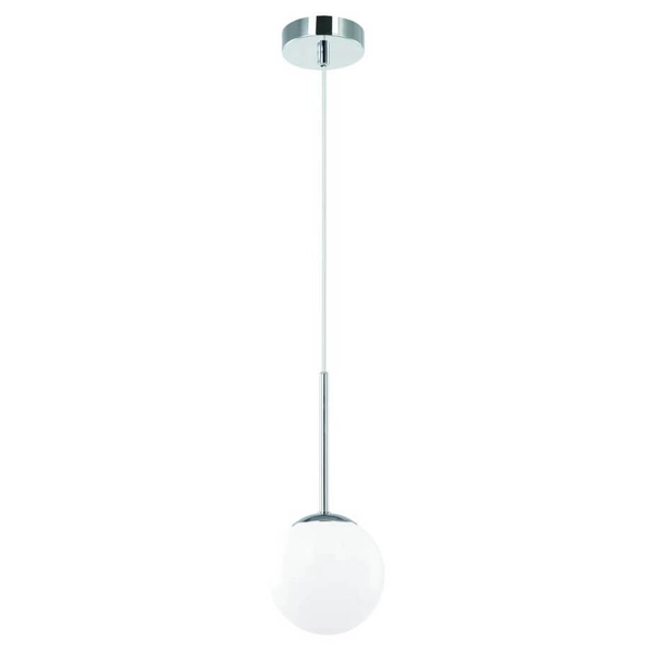 Lampa wisząca Bao I Cromo IP44 Orlicki Design łazienkowa OPRAWA szklana kula ZWIS ball IP44 chrom biały