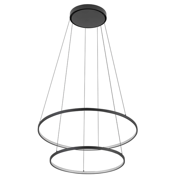 Pierścieniowa wisząca lampa Circolo 10814 Nowodvorski LED 35W 3000K czarna