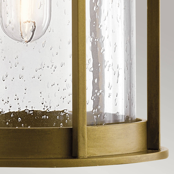 Lampa ścienna Camillo KL-CAMILLO-M-PNBR Kichler IP44 szklana mosiężna