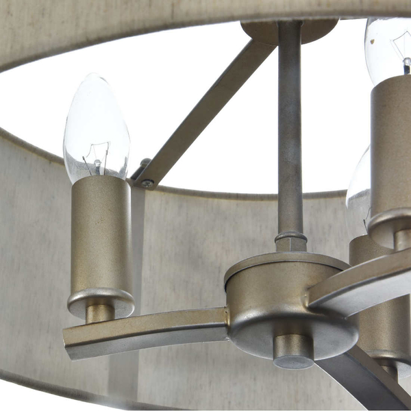 Antyczna LAMPA wisząca VENERA H260-03-N Maytoni abażurowa OPRAWA metalowy zwis złoty