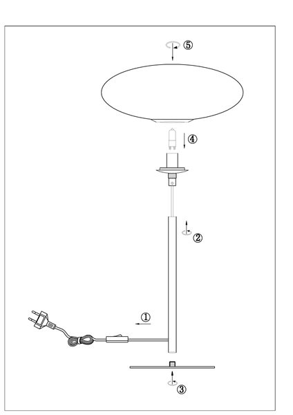 Szklana lampka biurkowa Locus 108443 Markslojd do czytania mosiądz