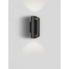 Lampa ścienna góra-dół BRISENO LE75205 LED LED 9W 3000K tuba IP54 czarna