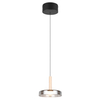 Wisząca lampa CELESTE 354910132 Trio LED 10W 3000K zwis czarny srebrny