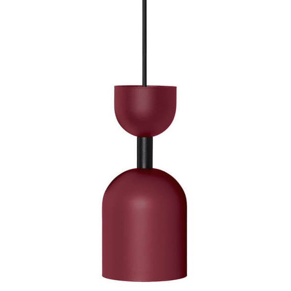 Lampa wisząca do jadalni Supuru SUA124P0 nad wyspę bordowa czarna OUTLET