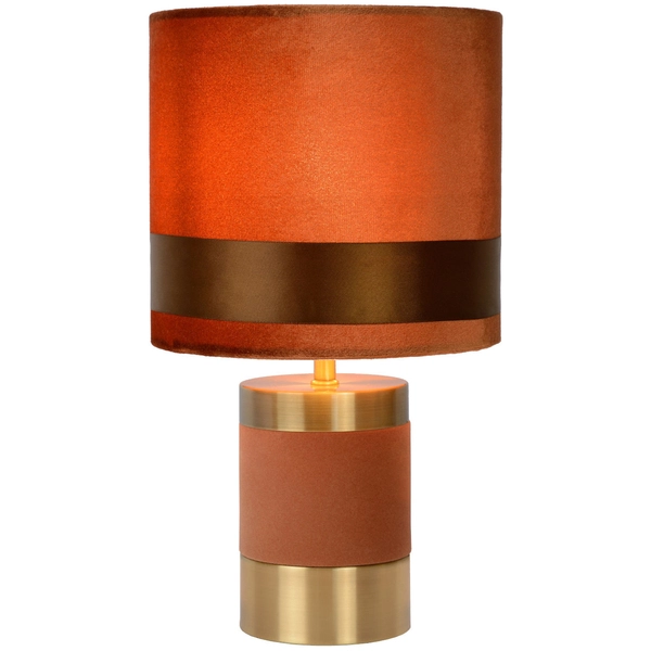 Abażurowa LAMPKA nocna EXTRAVAGANZA FRIZZLE 10500/81/43 Lucide stołowa LAMPA stojąca brązowa