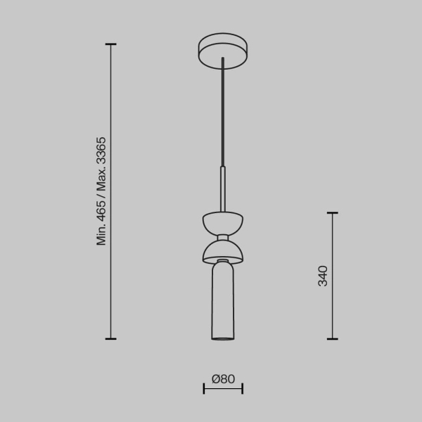 Lampa wisząca nad stół Kioto MOD178PL-01W marmurowa biała