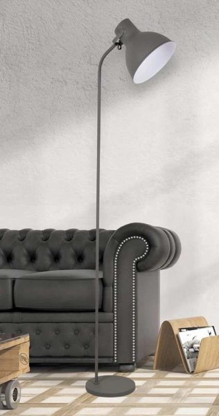 LAMPA podłogowa DEREK 4329 Rabalux stojąca OPRAWA do salonu szara