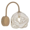 Ścienna lampa glamour Lava Sabia 11152 kula bursztynowa koniak