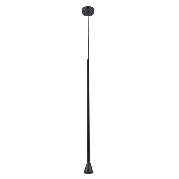 Wisząca lampa Cygnus AZ5621 Azzardo metalowa tuba nad stół czarna