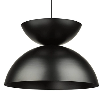 Kopułowa lampa wisząca Riya RIY0122 metalowa nad wyspę czarna