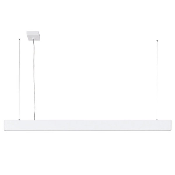 Metalowa lampa wisząca Traversi PRD-5470-170-WH-830-PN Italux LED 53W 3000K biała