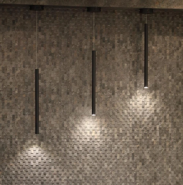 LAMPA wisząca ORGANIC P0203 Maxlight metalowa OPRAWA do salonu LED 1W 3000K zwis sopel czarny