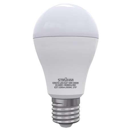 Żarówka LED ERSTE 03059 Ideus   E27 A65   14W 1250lm 230V   biała ciepła