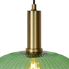 LAMPA wisząca MALOTO 45386/30/33 Lucide loftowa OPRAWA szklany zwis zielony mosiądz