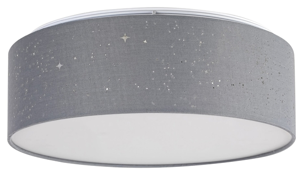 LAMPA sufitowa OTILIA 3307 Rabalux plafoniera OPRAWA okrągła abażurowa LED 22W 3000K plafon szary