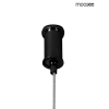 Lampa wisząca LASSO biała czarna MSE15011004422 45W 3000-4000K CCT wąż LED