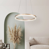 Lampa wisząca ring Midway LP-033/1P L GD Cristal Triangle LED 50W złota