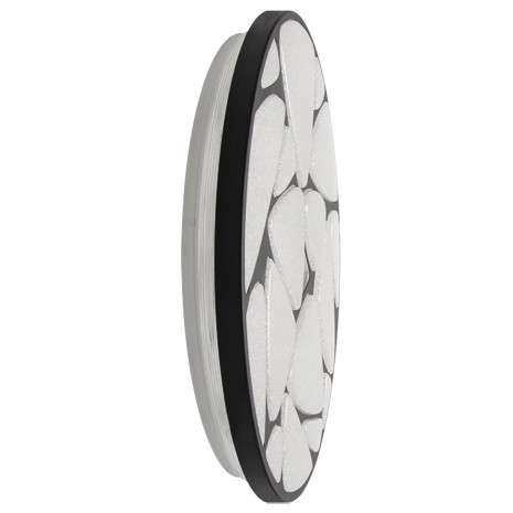 Plafon LAMPA sufitowa MINERAL LED C 03726 Ideus metalowa OPRAWA plafon LED 48W 3000K - 6500K okrągły IP44 biały czarny