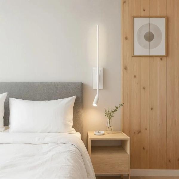 Pionowa lampa ścienna do czytania Torch ML1567 LED 6W+3W 4000K biały