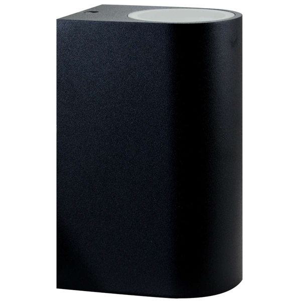 Ogrodowa LAMPA elewacyjna BOSTON 303356 Polux zewnętrzna OPRAWA metalowy KINKIET ścienny na taras IP44 outdoor czarny