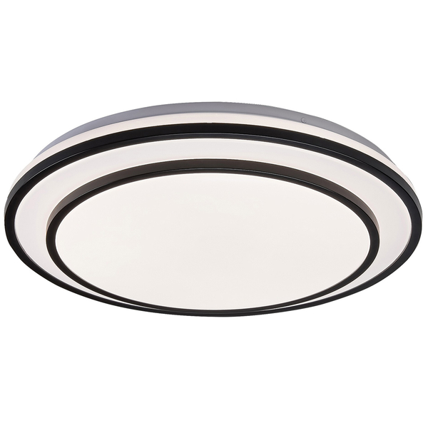 Ledowy plafon nowoczesny Lupita LED 40W 3000-6500K czarny biały