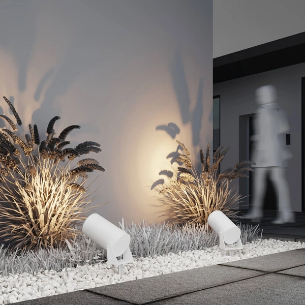 Regulowana lampa gruntowa Bern O050FL-L30W3K LED 30W 3000K IP65 biały