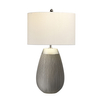 Klasyczna lampa stołowa QN-HARROW-TL nowoczesna szara