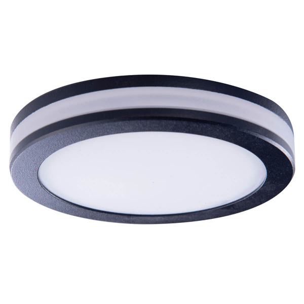 Łazienkowa lampa okrągła GALATA AZ4379 LED 9W 3000K IP44 wpuszczana czarny