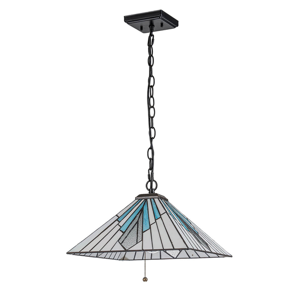 Zwisająca lampa z regulacyjną Alderley TF-ALDERLEY-P szklana kolorowa