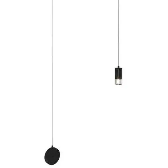 Kinkiet tuba na kablu Linea XT004P Step podwieszany czarny