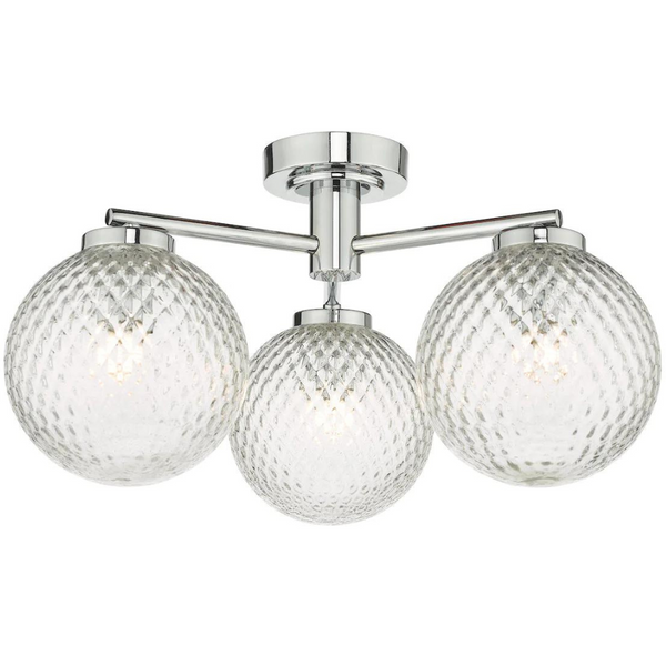 Łazienkowa lampa sufitowa Wayne WAY5350 Dar Lighting kule IP44 chrom