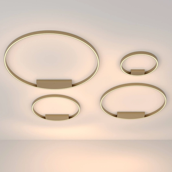 Oprawa sufitowa plafon Rim MOD058CL-L25BS3K LED 25W obręcz mosiądz